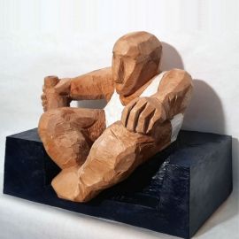 Giovanni, 2017, Skulptur, Ahorn, ca. 36 cm